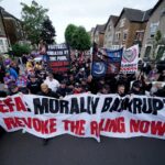 Crystal Palace -Fans protestieren gegen die Europa League -Abstieg