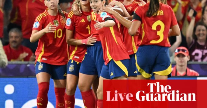 Der europäische Europäische Frauen für Frauen 2025: Fünf -Sterne -Spanien setzt Markierungen, bevor Deutschland zum Fray eintritt - Live | Frauen 2025 Euro

