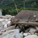 Ein Jahr Nach dem Murgang: Lostallo -Pflanze Schutzmauer für