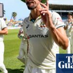 Grausamer Mitchell Starc Rechtschreibung Eine Reise, um sich an die Reise der australischen Schlagmänner zu erinnern. Australisches Cricket -Team