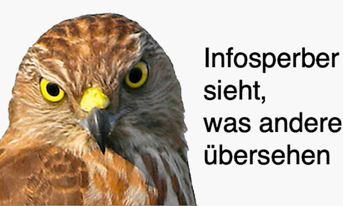 Sperberkopf m Schrift y