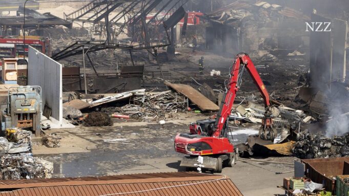 Heftige Explosive Tank: Mehrere Verslettte in ROM

