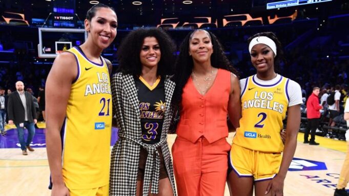 Ich bin ein Candace Parker -Fan, seit ich angefangen habe, Basketball zu spielen - und Scape

