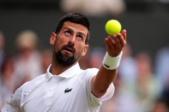 Ignite Novak Djokovics bedrohliche Wimbledon -Herausforderung Ignite

