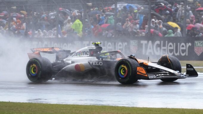 Lando Norris gewinnt den britischen Grand Prix im Regen und schneidet Oscar -Pistri ab

