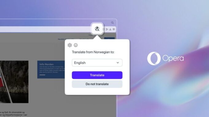 Opera 120 Kommt MIT Live-Oberetzung

