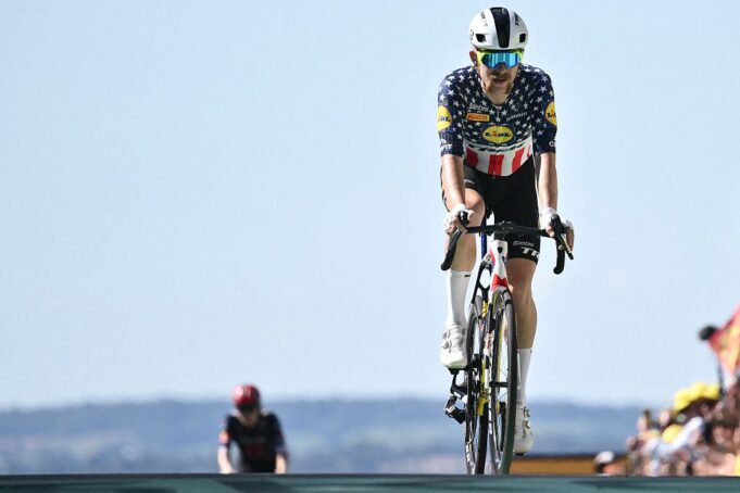 Quinn Simmons hat gerade die Historic Tour de France -Bühne verpasst

