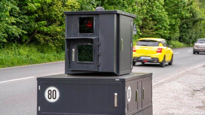 Radarkontrolle -Stander Blitzer und Eckernförde in Rendsburg

