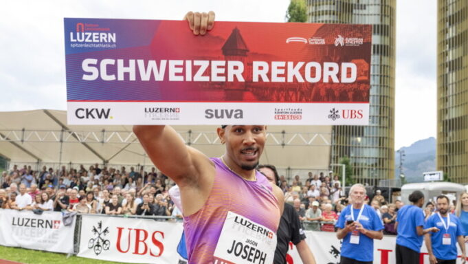 Sieg und Schweizer Rekord, 13.07 über110 Mhürden

