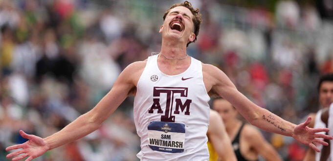 Tests testen NCAA -Champion Whitmarsh

