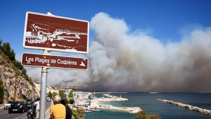 Waldbrand Erreicht Marseille - Brände von Nordspanien Außer Kontrolle

